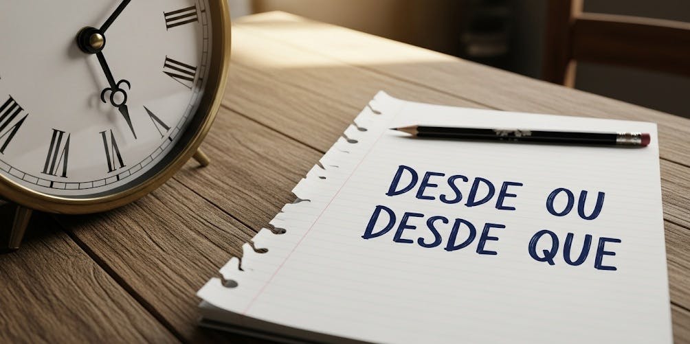 Desde ou Desde que? Veja a diferença na expressão de tempo | escreva.ai