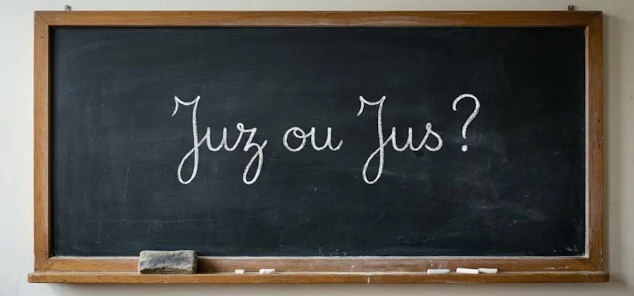 Juz ou jus? Qual é a forma correta de escrever? | escreva.ai