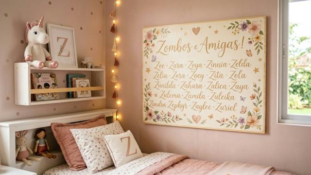 Nomes femininos com a letra Z: opções raras, modernas e marcantes para sua bebê